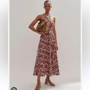 chinese dress ladies The Linen A-Line Midi Dress